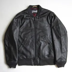 【美品】SCHOTT【シープスキン レザー MA-1 フライトジャケット】M ショット 26070455のサムネイル