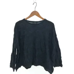 Y's ワイズ 長袖ニット サイズ:2 ワイドシルエット/シワ加工 YO-K54-580   ブラック レディース / 240001213313のサムネイル