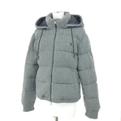 POLO RALPH LAUREN ポロラルフローレン ケーブルニットフーデッドダウンジャケット サイズ:L ウールカシミヤ    グレー レディース / 240001213408のサムネイル