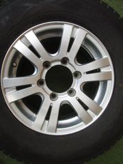 中古】 送料込み スチールホイール ホワイトレター 165/65R14