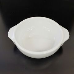 【アウトレット】白 丸グラタン 大(直火×、オーブン○) 丸交交告陶苑 幅175×奥行142×高さ48 【送料別途見積】【未使用品】【業務用】【燕三条直送 アウトレット館在庫】