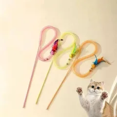 猫用おもちゃ 福袋 5点セット 猫じゃらし ボール ランダム 猫用品 おもちゃセット ストレス解消 運動不足対策 新品のサムネイル