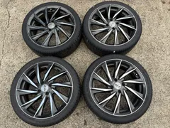 RAYS VERSUS 17インチ 17×6.5J +45 205/40R17 バリ溝 4本セットのサムネイル