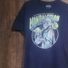 Mad Engine　 STAR WARS スターウォーズ　「THE MANDALORIAN  THAT'S NOT A TOY!」　プリントＴシャツ　サイズＬのサムネイル