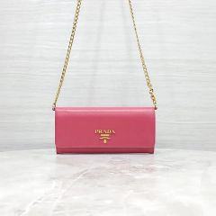 レア美品✨️プラダ◇RFID搭載パスケース付きフラップ長財布マルチ