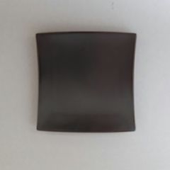 【アウトレット】銀釉 平角皿(小小) 幅123×奥行117×高さ10 【送料別途見積】【未使用品】【業務用】【燕三条直送 アウトレット館在庫】