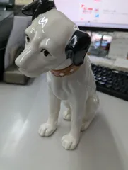 昭和レトロ「ビクターの犬」　陶器製置物のサムネイル