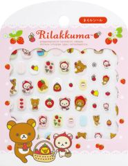 [Brand New] Stickers - Design B - Nail Stickers "Rilakkuma"