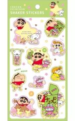 [Brand New] Stickers - Chocobi and Friends Shaker Stickers "Crayon Shin-chan"