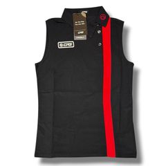 参考上代33000円 未使用 CPG GOLF ノースリーブストレッチポロ