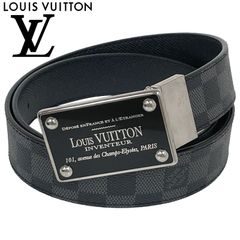 中古】LOUIS VUITTON/ルイヴィトン サンチュール LV イニシャル ベルト