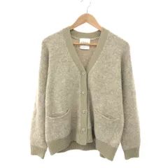 green label relaxing グリーンレーベルリラクシング Vネックニットカーディガン  ADER.bijoux POPコラボ    ブラウン レディース / 240001214923のサムネイル