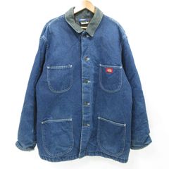 US古着◇ディッキーズ 中綿デニムジャケット カバーオール メンズ4XL