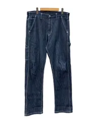 児島ジーンズ KOJIMA GENES Painter Pants ピケパンツ ペインターパンツ ワーク ヒッコリー 日本製 青 紺 ストライプ ボトムスその他 ネイビー サイズ36 104MB-655のサムネイル
