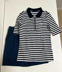 (セット) GUESS ゲス カラ Tシャツ 55 + デニムスカート ミニスカート 26のサムネイル