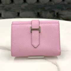 エルメス コンスタンススリム エプソン エトゥープ 折り財布 Y刻印 