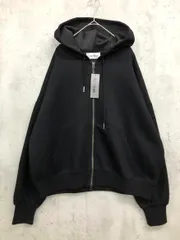 新品 JEANASIS ジーナシス Les Fleurs ダンボールフロントジップ ジップアップ パーカー sizeF/ブラック ■■ レディースのサムネイル