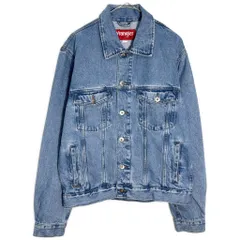 Wrangler ラングラー デニムジャケット ブルー(メンズ M相当)中古 古着 Y7049のサムネイル