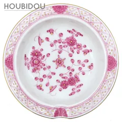 マイセン MEISSEN 雑貨 インドの華 アッシュトレイ 灰皿 9cm 陶磁器 ホワイトXピンク 白 花柄 小物入れ ヴィンテージ  53544【中古】のサムネイル