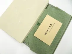 【一輝堂】和装小物 和雑貨 ふくさ 未使用品 羽田登喜男 落款入 箱入 美品 26w07-10286のサムネイル