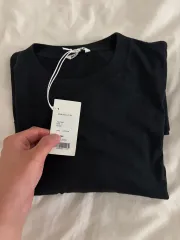 オーラリー シームレス ロングスリーブ Tシャツ ブラック 5サイズのサムネイル