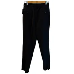 バーニーズニューヨーク BARNEYS NEW YORK タグ付き パンツ ウール コットン ワンタック 46 黒 ブラック /EH■ECF006のサムネイル