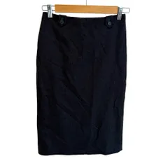 ジェイクルー J.CREW スカート ウール 混 タイト 膝丈 バックジップ 168-0-87/75 炭 チャコール /MZ ■ECF006のサムネイル