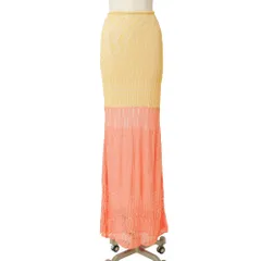 Missoni ミッソーニ ヴィンテージ ロングスカート サイズ44 ニット バイカラー イタリア製 ブランド古着【中古】20260724/RB0240のサムネイル