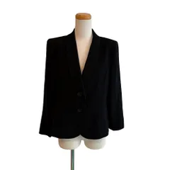 ピエールカルダン Pierre Cardin テーラードジャケット ショールカラー 2ボタン ブラックフォーマル 13 黒 ブラック /MZ ■ECF006のサムネイル