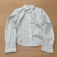 MK1302 【ER266】　ジバンシー　GIVENCHY　ストライプ　襟付き 長袖シャツ　サイズ表記38　266396631のサムネイル