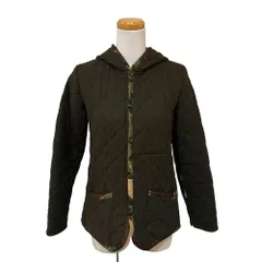 ラベンハム LAVENHAM ジャケット 上着 ウール キルティング フード カモフラ切替 36 カーキ /EH ■ECF006のサムネイル