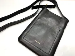 Hender schemeエンダースキーマ レザー ミニ薄型ショルダー サコッシュ 黒のサムネイル