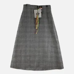 MSGM グレー レディース ロング丈スカート サイズ42 新品 N8384のサムネイル