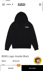 BDNS ブラック フーディー Tシャツ sのサムネイル