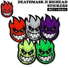 スピットファイア ステッカー SPITFIRE DEATHMASKII BIGHEAD 3インチ ASSOTED COLORS カラーは選べませんのサムネイル