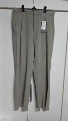 (50%OFF) 新品 SPAO スパオ ワイド ワンタック スラックス ベージュ ズボンのサムネイル