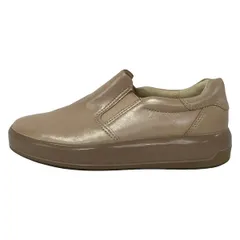 ECCO(エコー) スリッポン 35 レディース - ピンクベージュ レザーのサムネイル