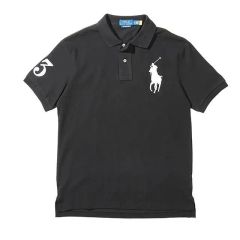 Ralph Lauren ビッグポニー ポロシャツ y2k swag ブラック - メルカリ