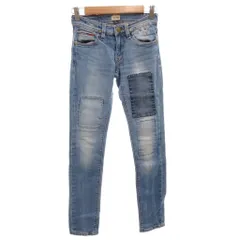 ヒルフィガーデニム HILFIGER DENIM デニムパンツ ジーンズ スキニー ダメージ加工 リペア 25/32 インディゴ /FFのサムネイル