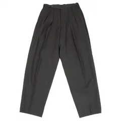 ヨウジヤマモト プールオムYohji Yamamoto POUR HOMME サスペンダー装飾ピンストライプパンツ チャコールSのサムネイル
