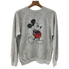186004 現状品 Disney ディズニー ヴィンテージスウェット ミッキー L グレーのサムネイル