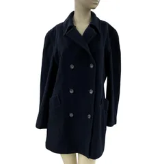186000 Laura Ashley ローラアシュレイ ダッフルコート ネイビー コートのサムネイル