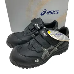 186001 新品未使用 asics アシックス 23cm 安全靴　ウィンジョブ　５２S FIS52S  23cm black レディースのサムネイル