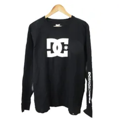 ディーシーシューズ DC SHOES 長袖Tシャツ XL 黒 ブラック 白 ホワイト ロゴプリント 長袖 /SH ■GY70のサムネイル