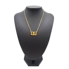 【美品】ジバンシー GIVENCHY ネックレス GGロゴ ダブルG ゴールド ヴィンテージのサムネイル
