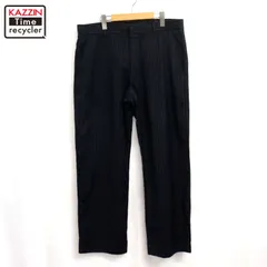 00s Banana Republic ストライプ柄 ウール スラックスパンツ メンズ 表記34×30サイズのサムネイル