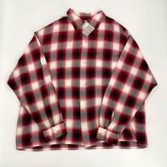 SAINT MICHAEL（セントマイケル） 26SS RAYON SHIRT CHECK RED L 長袖シャツ チェックのサムネイル