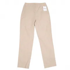 45R コットンリネンストレッチパンツ ベージュ1のサムネイル