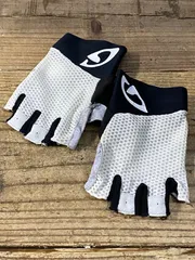 KK031 ジロ GIRO 指切り グローブ 白 黒 Mのサムネイル
