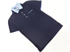 THE SHOP TK MIXPICE ザショップティーケー タケオキクチ フェイクレイヤード ポロシャツ sizeM/紺 ■◆ メンズのサムネイル